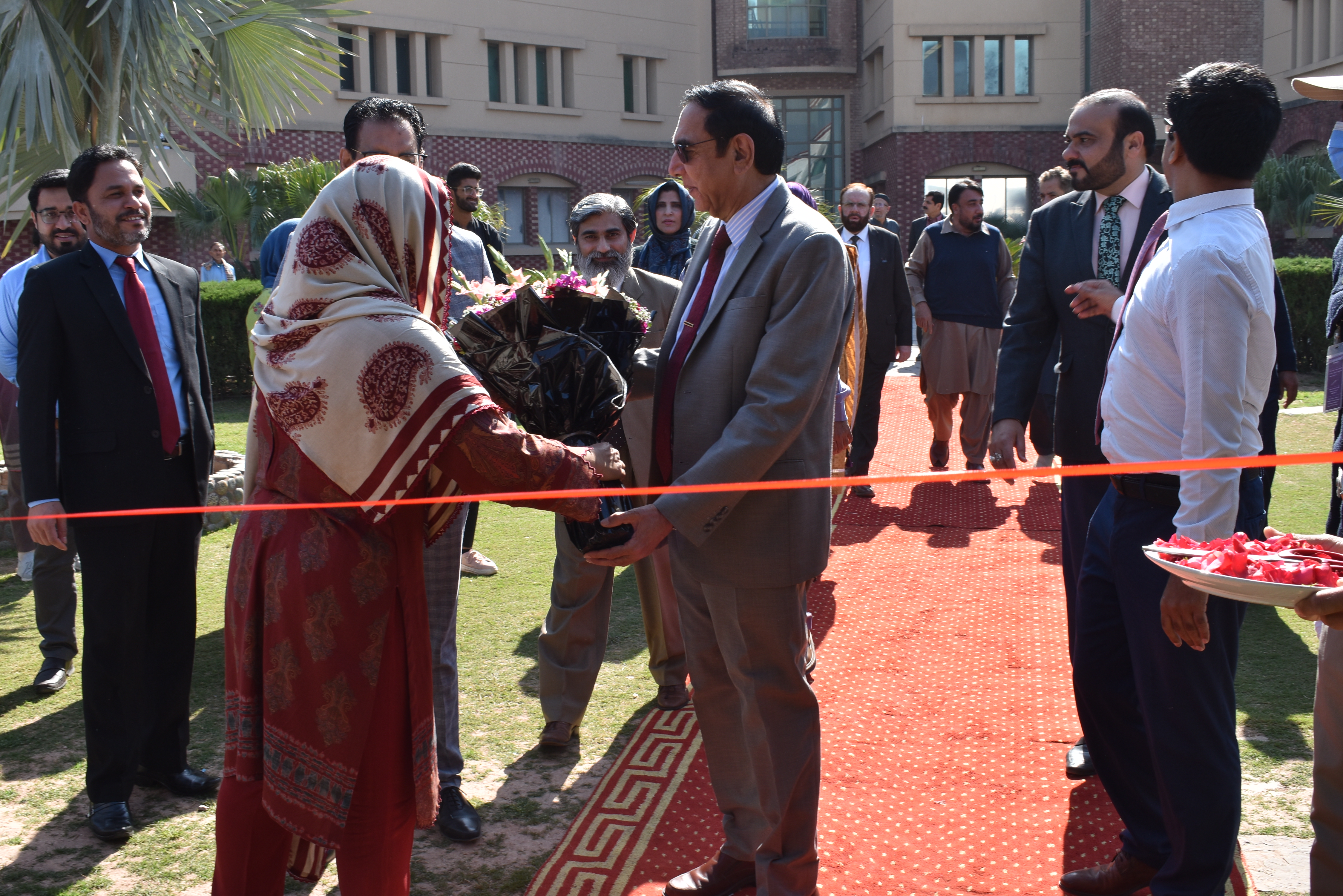 The Rector, Prof. Dr. Muhammad Tabassum Afzal was the chief guest along with other officials.
